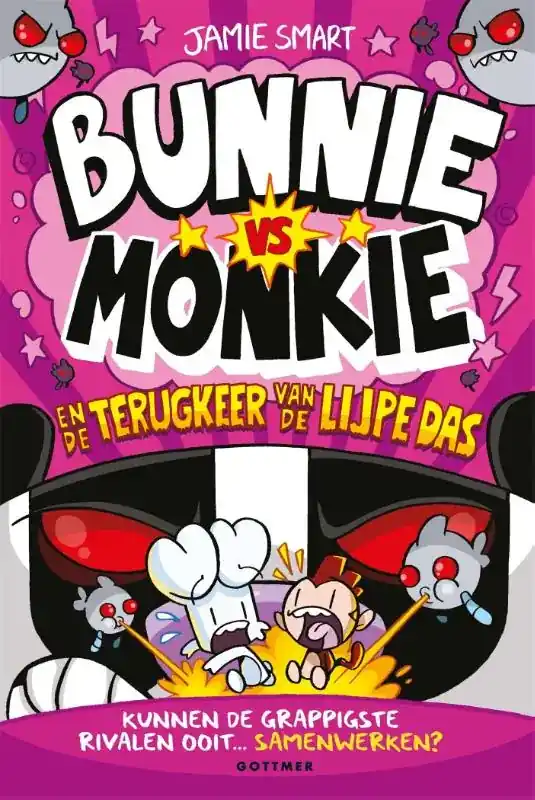 Bunnie vs Monkie en de terugkeer van de Lijpe Das Gratis Retour